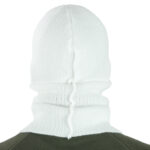 Kiborg White knitted balaclava hat - Image 6