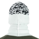 Kiborg White Pixel knitted balaclava hat - Image 6