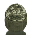 Kiborg Olive Pixel knitted balaclava hat - Image 3