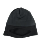 Kiborg Black fleece-knit balaclava hat - Image 7