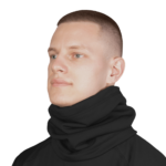 Camotec Fix Air Stretch Black tube scarf - Image 3