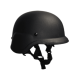DEF PASGT NIJ IIIA helmet. Material: UHMWPE (ultra-high molecular weight polyethylene) Color: Black