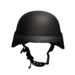 DEF PASGT NIJ IIIA helmet. Material: UHMWPE (ultra-high molecular weight polyethylene) Color: Black - Image 2