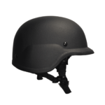 DEF PASGT NIJ IIIA helmet. Material: UHMWPE (ultra-high molecular weight polyethylene) Color: Black - Image 3