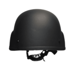 DEF PASGT NIJ IIIA helmet. Material: UHMWPE (ultra-high molecular weight polyethylene) Color: Black - Image 4