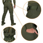 Camotec SoftShell Vent Mesh Olive pants - Image 6