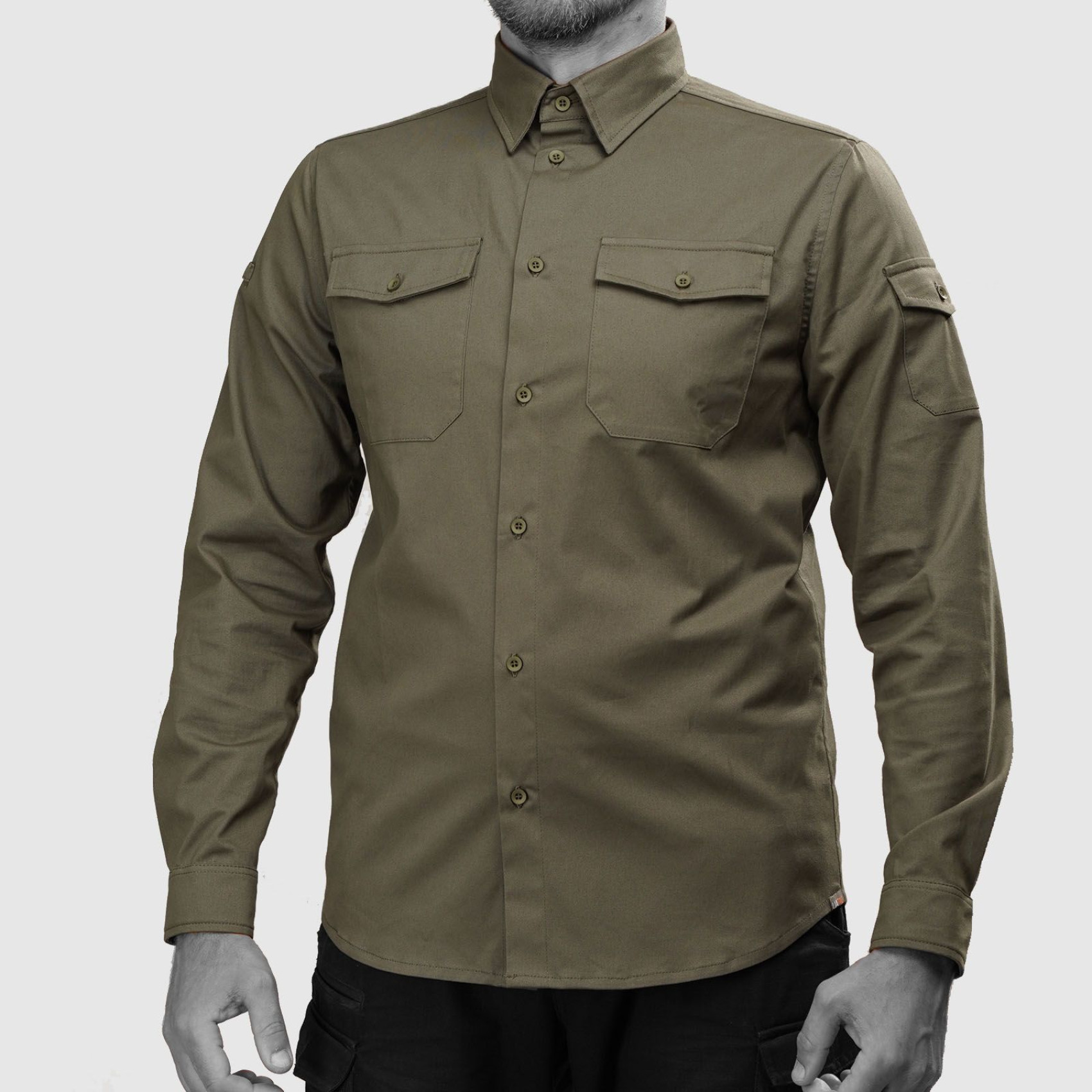 sorochka-uatac-president-line-svitla-oliva-1700x1700-1.jpeg UATAC President Line shirt Light Olive - Image 1