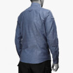 UATAC Plaid Blue shirt - Image 3