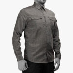 UATAC Plaid Grey shirt - Image 3