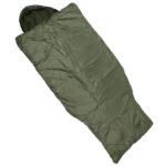 Winter sleeping bag with hood 2.10x90 fleece Kiborg Olive