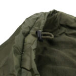 Winter sleeping bag with hood 2.10x90 fleece Kiborg Olive - Image 3