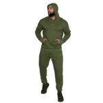 Camotec Basic Hood Cotton Olive tracksuit