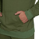 Camotec Basic Hood Cotton Olive tracksuit - Image 5