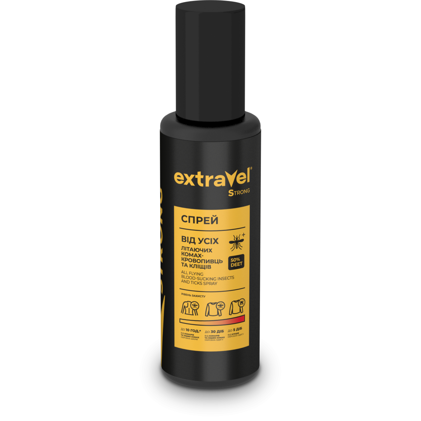 sprey-dlya-ekstremalnikh-umov-vid-komariv-extravel-strong-100-ml-1700x1700-1.png Spray for extreme conditions against mosquitoes Extravel Strong 100ml - Image 1