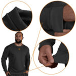 Camotec Basic 2.0 Black sweatshirt - Image 3