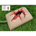 Laceration with massive bleeding simulator