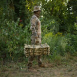The Kiborg K-2 ММ-14 Pixel tactical folding pad reinforced (20mm + sling) - Image 6