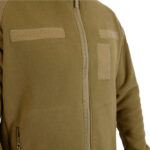 Tactical fleece jacket Militex Windproof mod.1 Coyote - Image 4