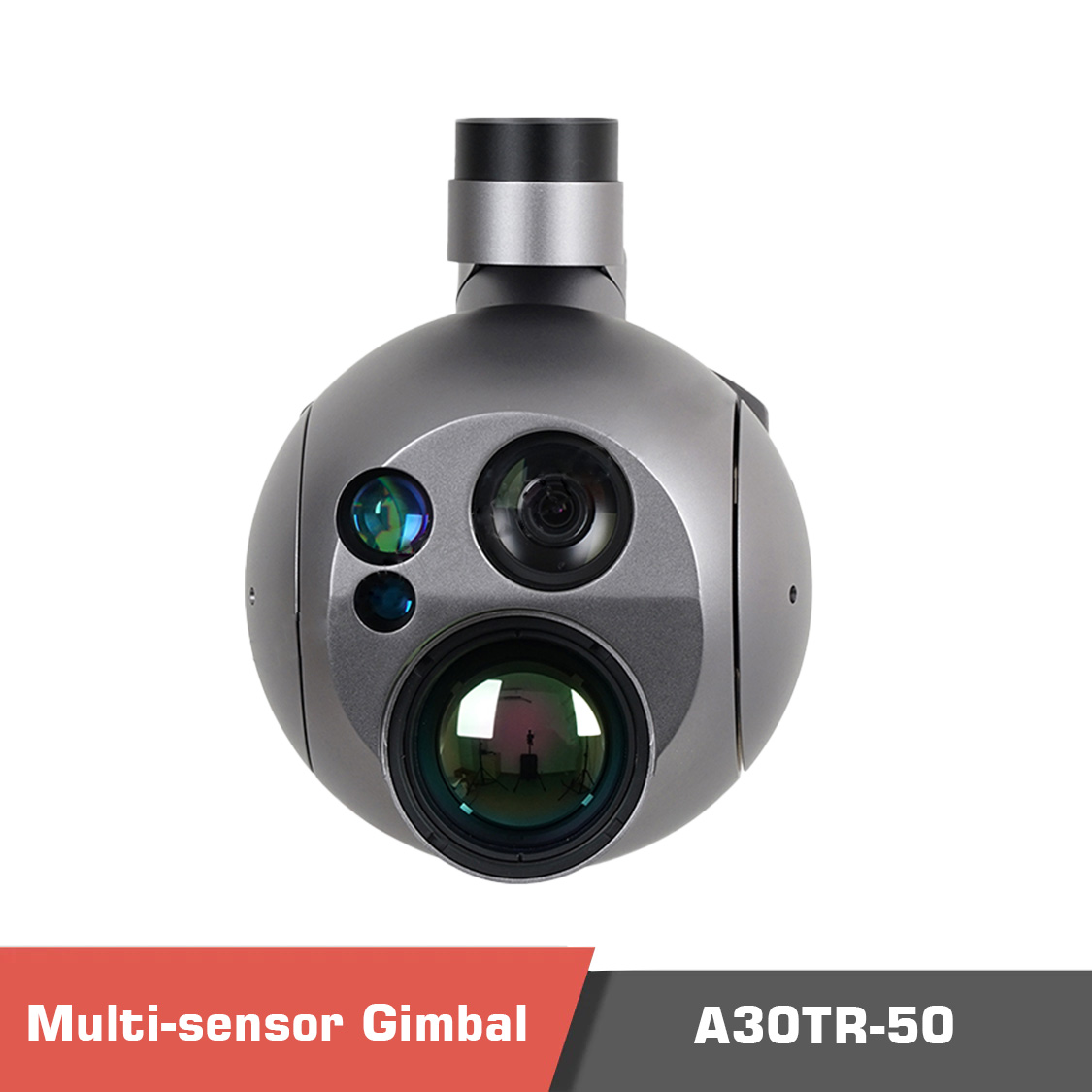 temA30TR-50.3.jpg A30TR-50 gimbal, with 5km Laser Rangefinder, EO/IR Camera with AI - Image 1