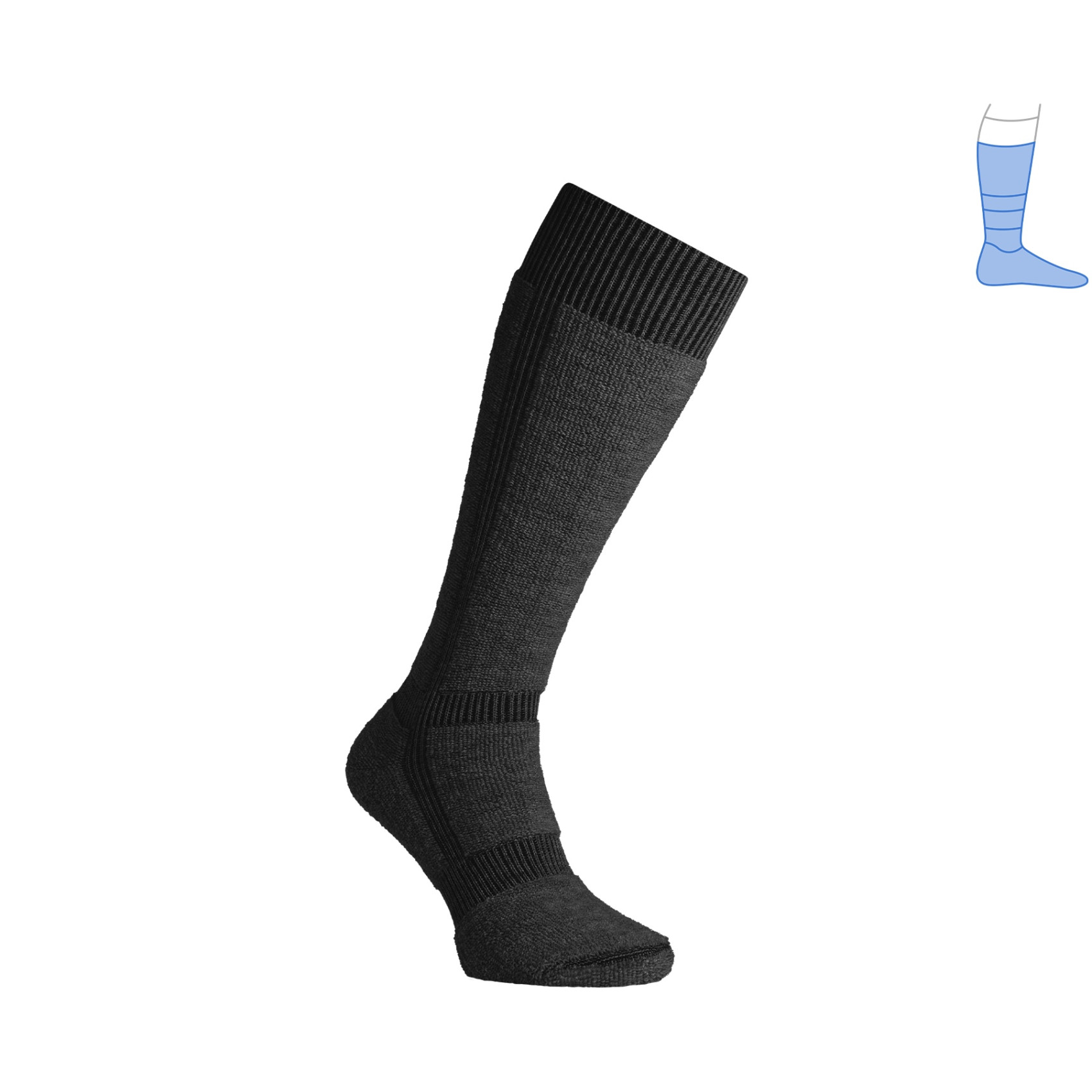 termo-shkarpetky-zahysni-zymovi-protector-longwinter-chornyy-1-1700x1700-1.jpg Protector LongWinter Black thermal winter protective socks - Image 1