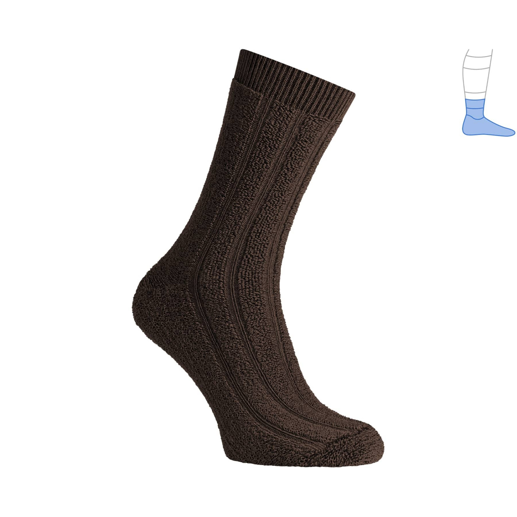 termo-shkarpetky-zakhysni-zymovi-protector-shortwinter-korychnevyy-1-1700x1700-1.jpg Protector ShortWinter Brown thermal winter socks - Image 1