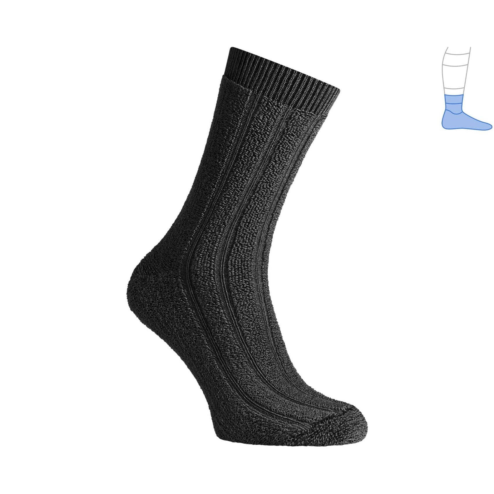 termo-shkarpetky-zakhysni-zymovi-protector-shortwinter-temno-siryy-1-1700x1700-1.jpg Protector ShortWinter Dark Gray thermal winter socks - Image 1
