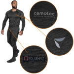 Camotec Polarheat QS Pro 2.0 Gray Melange underwear - Image 5