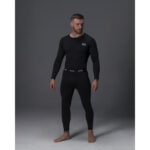 BEZET Black thermal underwear set