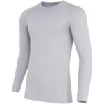 Frontier Juniper merino/bamboo thermal shirt in gray - Image 2