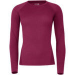 Frontier Larix merino/bamboo thermal shirt Purple