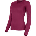 Frontier Larix merino/bamboo thermal shirt Purple - Image 2