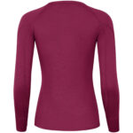 Frontier Larix merino/bamboo thermal shirt Purple - Image 3