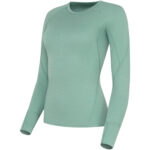 Frontier Larix merino/bamboo thermal shirt Green - Image 2