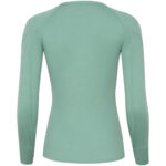 Frontier Larix merino/bamboo thermal shirt Green - Image 3