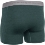 Frontier Grus merino/bamboo thermal shorts in Olive - Image 2