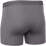 Frontier Grus merino/bamboo thermal shorts in gray - Image 2