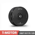 T-MOTOR V807 KV170 12S Vtol Brushless Drone Motor