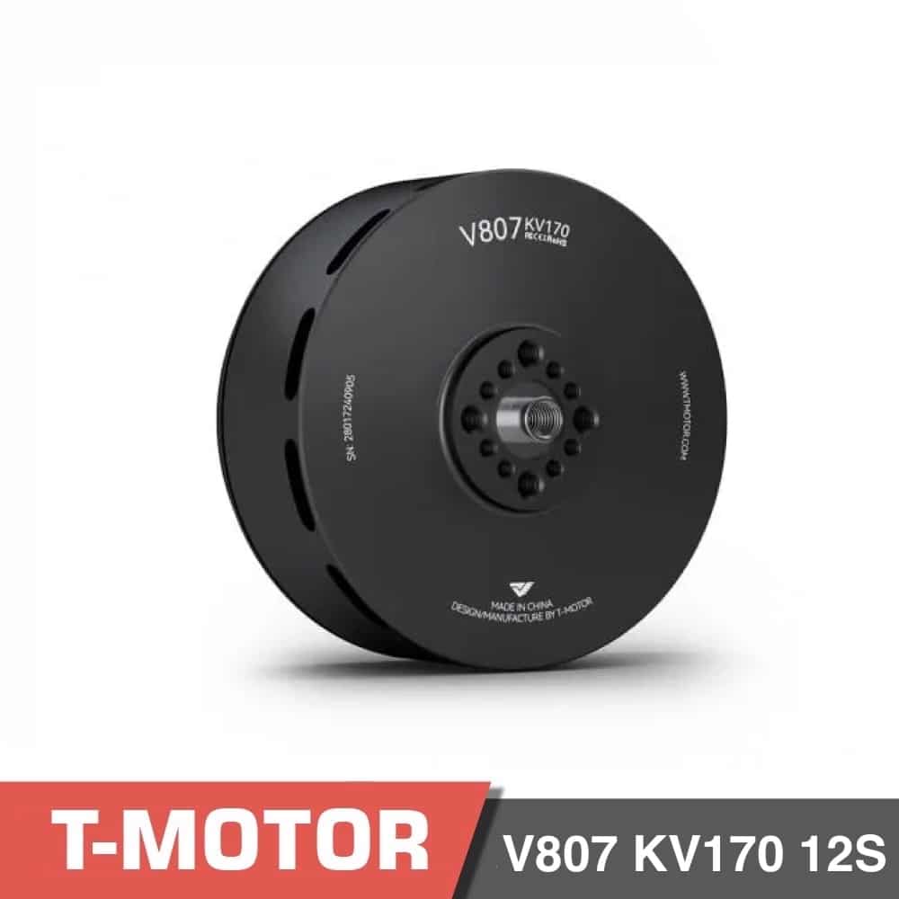 tmotor-v807-t1.jpg T-MOTOR V807 KV170 12S Vtol Brushless Drone Motor - Image 1