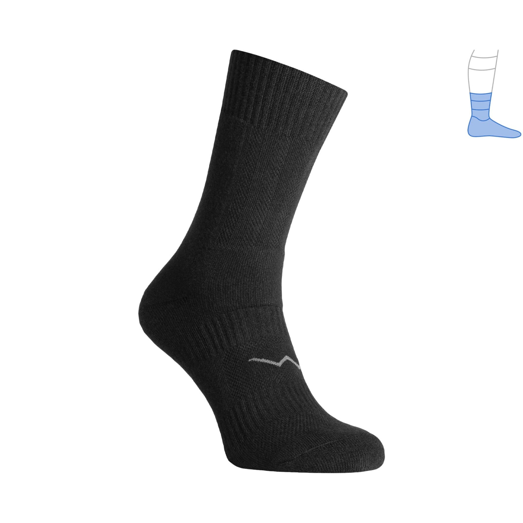 trekіngovi-zahисni-shkarpetki-protector-middle-demisezonni-chornyj-1-1700x1700-1.jpg Protector “Middle” demi-seasonal trekking safety socks Black - Image 1