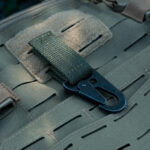 Universal mount with carabiner DEFua Olive (1 pc) - Image 3