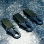 Universal mount with carabiner DEFua Olive (3pc) - Image 4