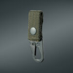 Universal carabiner attachment with button DEFua Olive (4pc) - Image 3