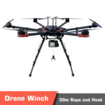 Drone Winch with 30m Rope and Hook for Delivery Pick up - Image 3