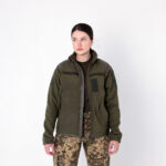 Fleece jacket for women DFP Olive - Image 2