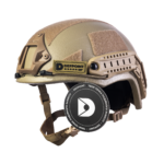 FAST NIJ IIIA helmet. High Cut / Fast Material: UHMWPE, Color coyote