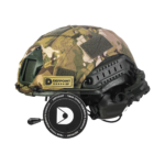 Set: FAST NIJ IIIA helmet + M32H active headphones + cheburashka mount + multicam cover. Color: olive-multicam