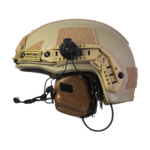 Set: FAST NIJ IIIA helmet + M32H active headphones. Color: coyote - Image 2
