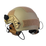 Set: FAST NIJ IIIA helmet + M32H active headphones. Color: coyote - Image 3