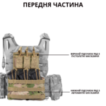 Plate carrier DFP Light with hydrator 2.5L Multicam - Image 6