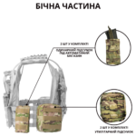 Plate carrier DFP Light with hydrator 2.5L Multicam - Image 8
